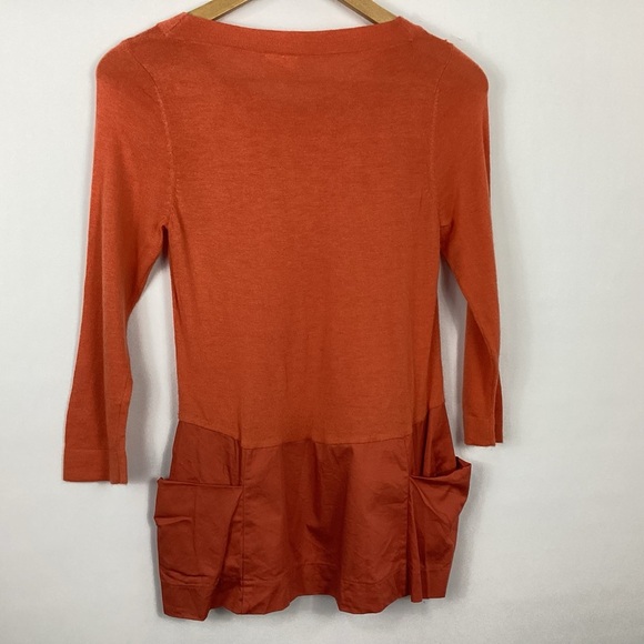 Moth Breeze Point Orange Top Size XS - Picture 4 of 7